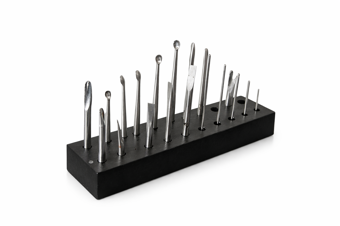 20 point equine dental float set with 2 handles by Equine Tools Direct for professional horse dental procedures