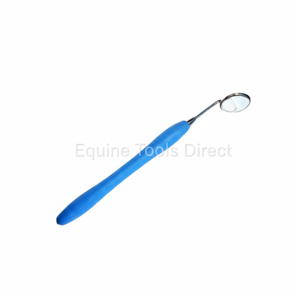 Veterinary mirror by Equine Tools Direct for professional equine dental inspection and examination