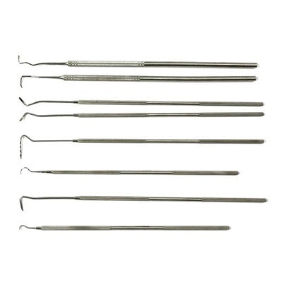 8-Piece Equine Dental Scalers & Probes Set – Professional Veterinary Instrument Kit | Equine Tools Direct
