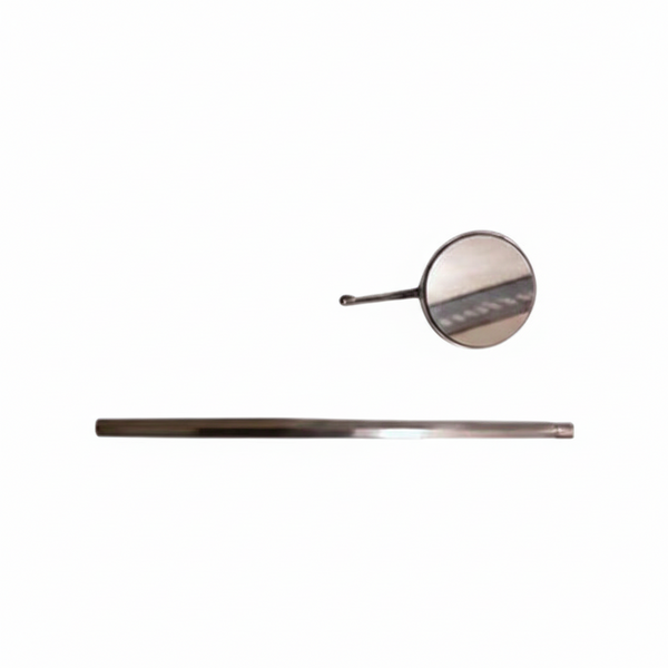 Angled Dental Mirror – 50mm Diameter for Veterinary & Equine Oral Examination | Equine Tools Direct
