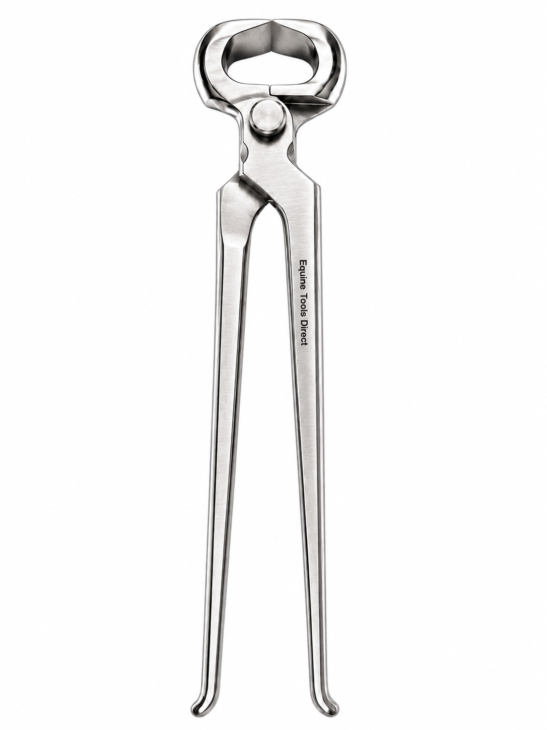 Full length view of 14 inch long handle hoof nippers