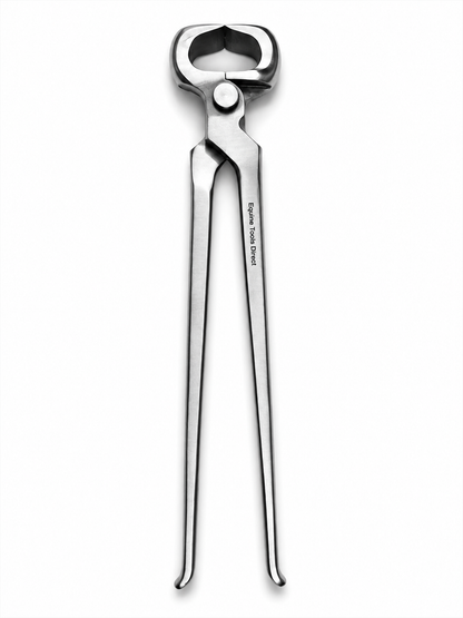 Full length view of 15 inch long handle hoof nippers