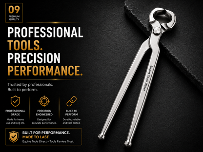 Professional precision horseshoe puller and spreader for farriers