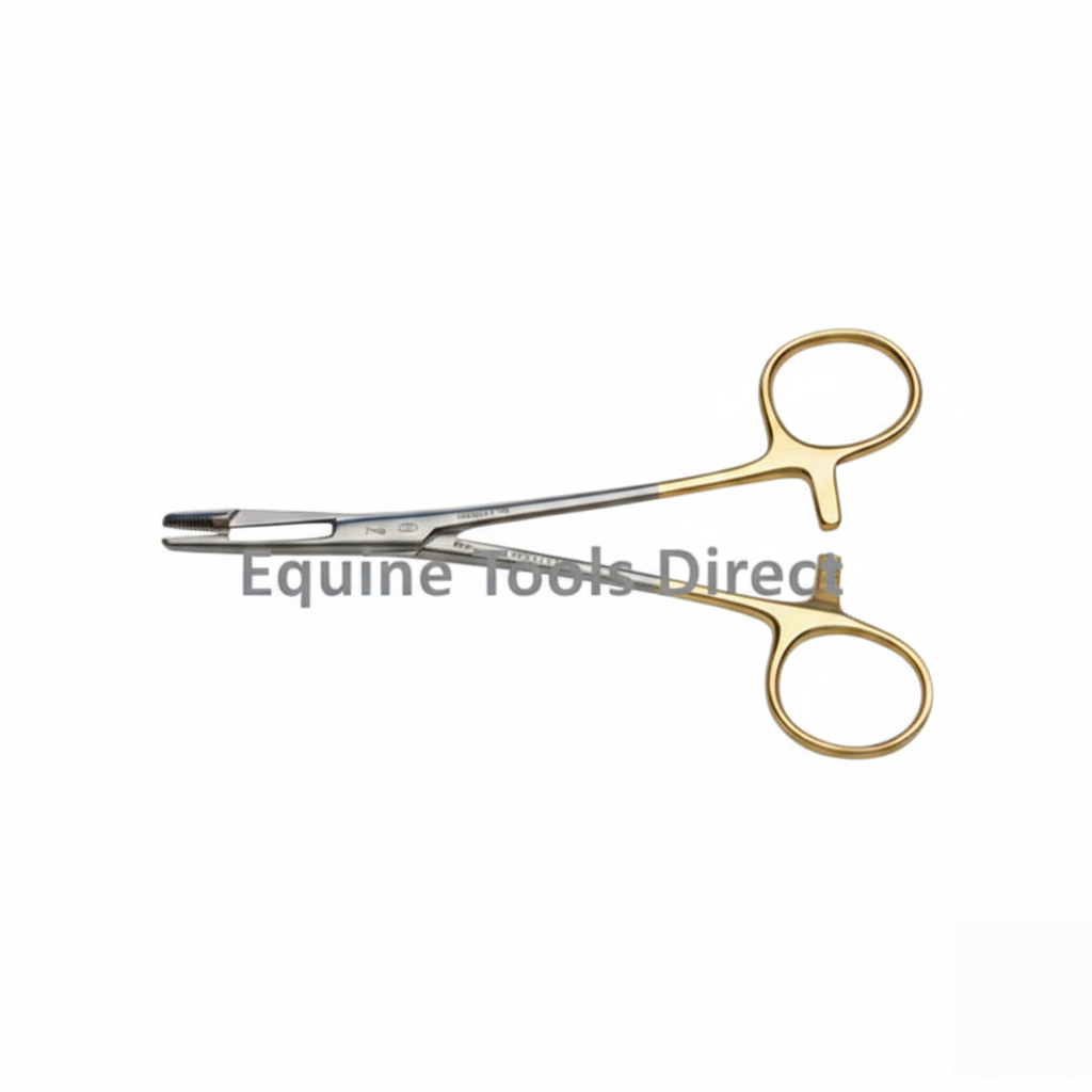 Mayo-Olsen Needle Holders 16” with TC tip by Equine Tools Direct for professional equine veterinary surgical suturing