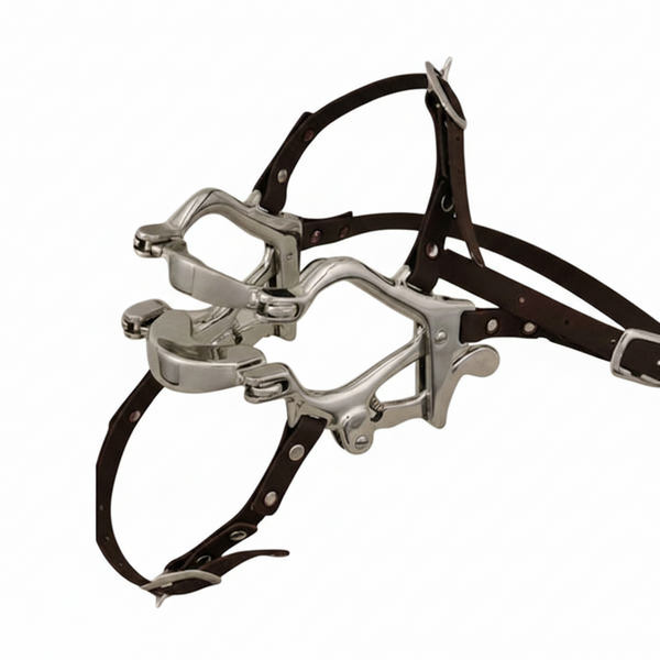Pony Mouth Gag – With Pony Mouth Plates & Biothane or Leather Straps | Equine Tools Direct