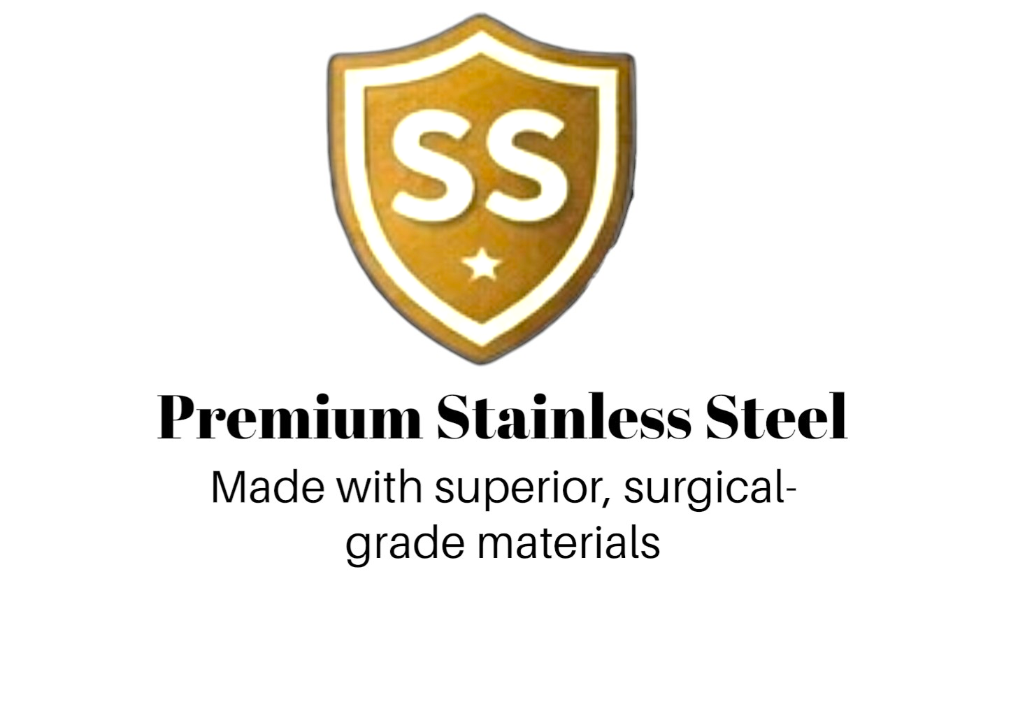 premium surgical grade stainless steel badge -Equine Tools Direct Quality Icon