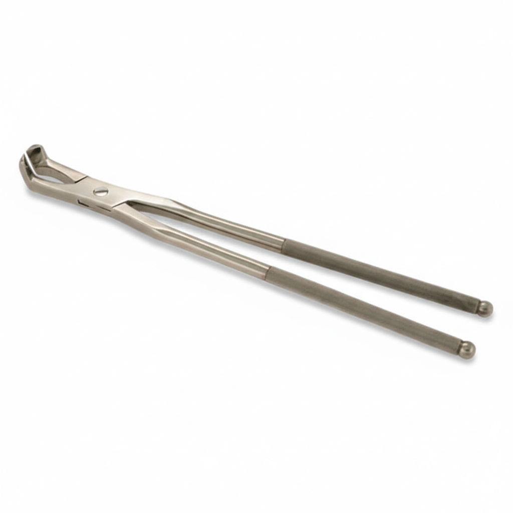 Standard equine dental spreader with round handle used for horse dental procedures – Equine Tools Direct