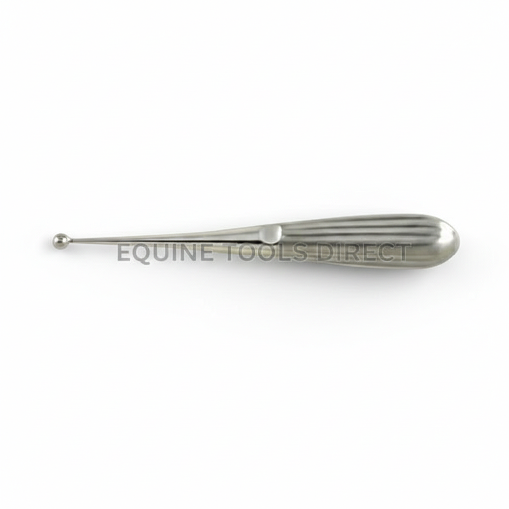 Standard Spoon Elevator by Equine Tools Direct for professional equine dental extraction and veterinary use