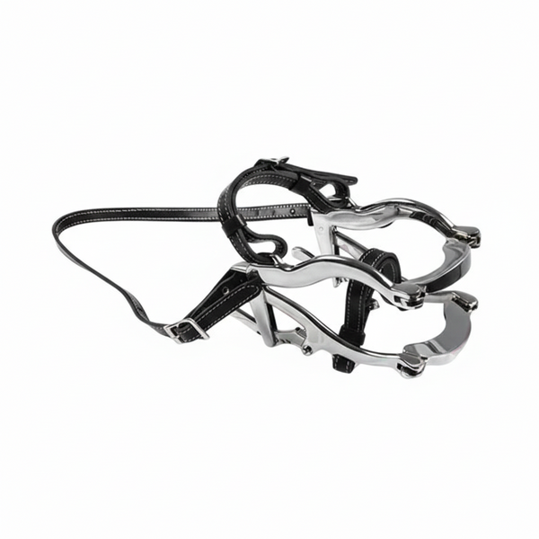 Superior Full Mouth Gag – With Regular Mouth Plates & Biothane or Leather Straps | Equine Tools Direct